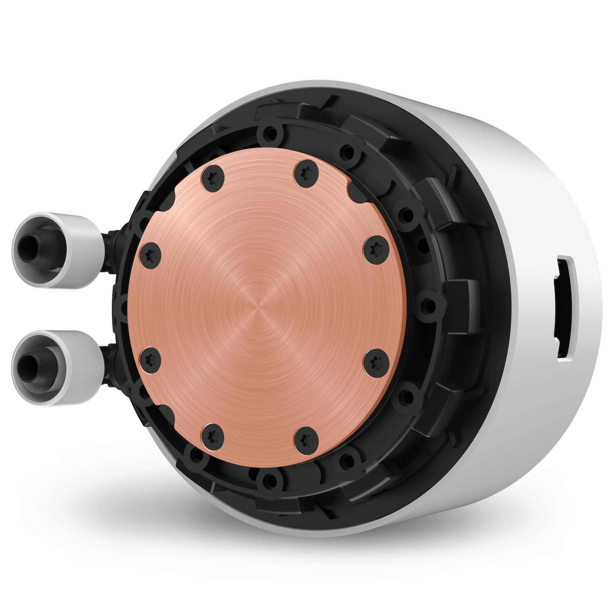 Alt View Zoom 17. NZXT - Kraken Elite RGB 360mm Radiator CPU Liquid Cooler (3 x 120mm Core Fans) with RGB Controller and 2.36" LCD Display - White.