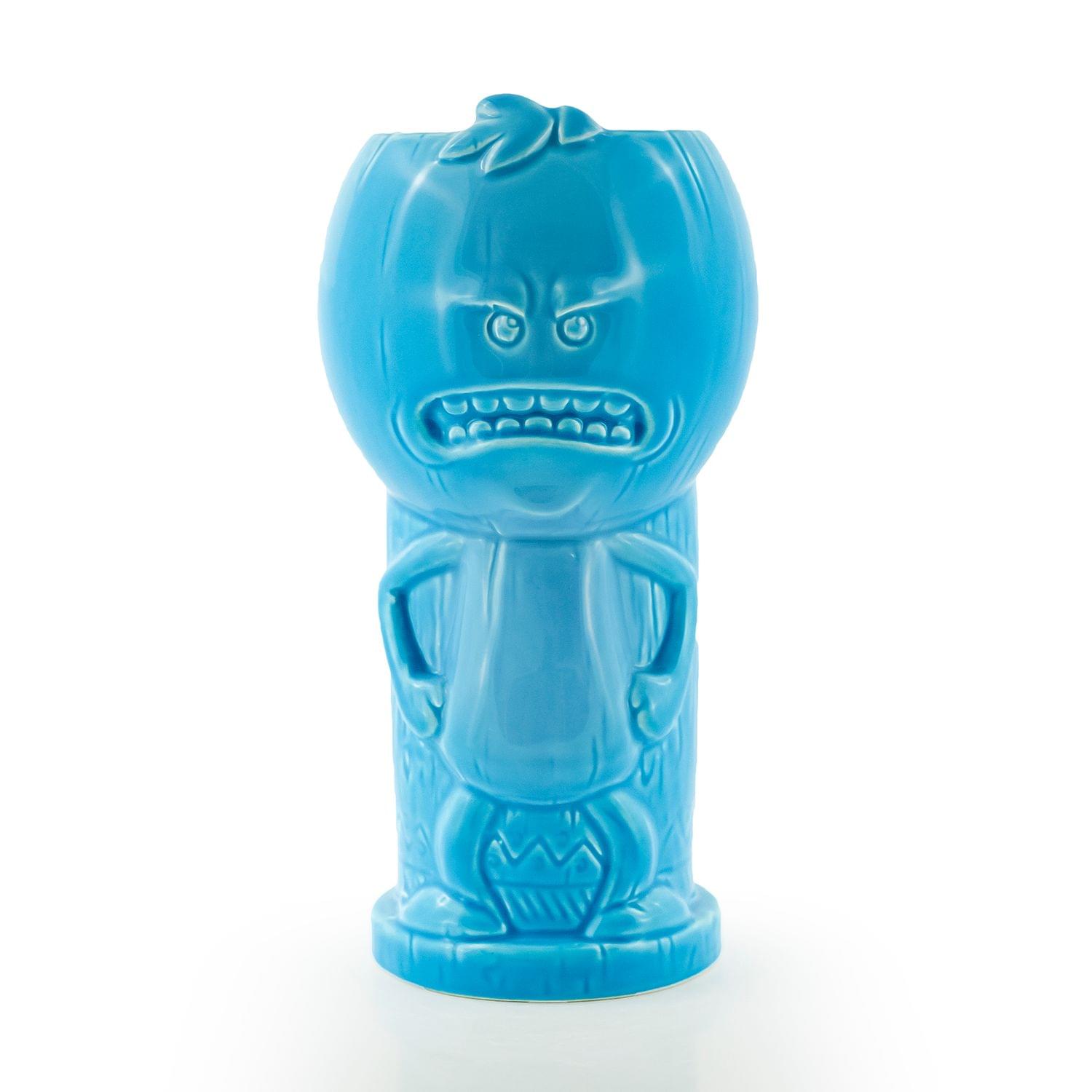 ThinkGeek - Geeki Tikis Rick & Morty Mr. Meeseeks | Ceramic Tiki Style Mug | Holds 18 Ounces - Blue
