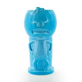 ThinkGeek - Geeki Tikis Rick & Morty Mr. Meeseeks | Ceramic Tiki Style Mug | Holds 18 Ounces - Blue