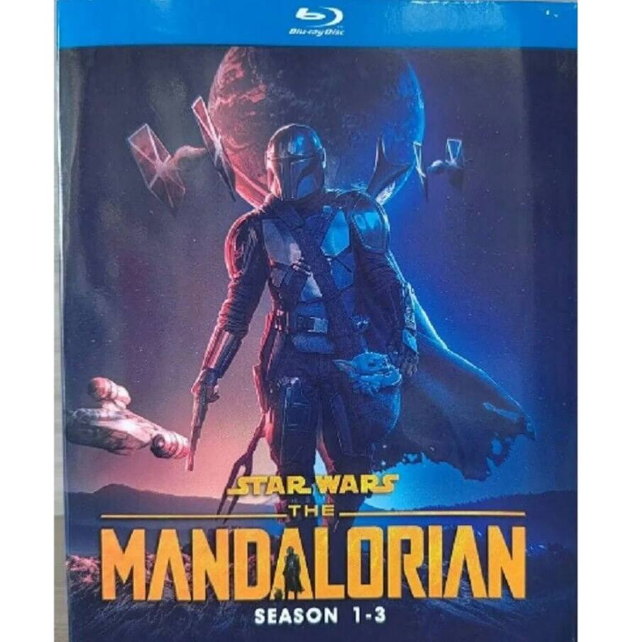 Left. Star Wars The Mandalorian: The Complete Seasons 1-3 (Blu-ray).