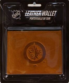 Rico Industries - Winnipeg Jets NHL Embossed Leather Billfold Wallet - Multi