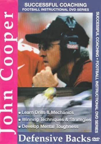 Successful Football Coaching: John Cooper - Defensive Backs    - DVD
