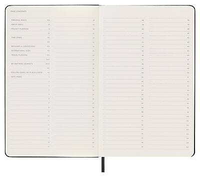 Alt View 2. Moleskine - Professional Notebooks, 5" x 8.25", College Ruled, 120 Sheets - Black.