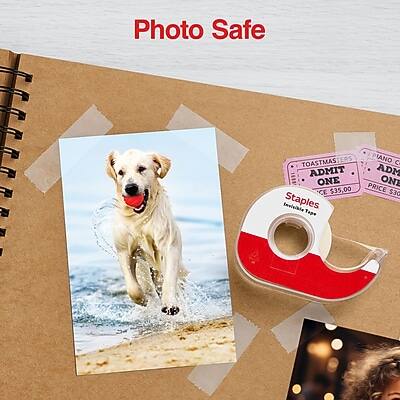 Photo Safe

TOASTMASTERS
ADMIT ONE
PRICE $35.00

TOASTMASTERS
ADMIT ONE
PRICE $30.00

Staples
Invisible Tape

Invisible Tape