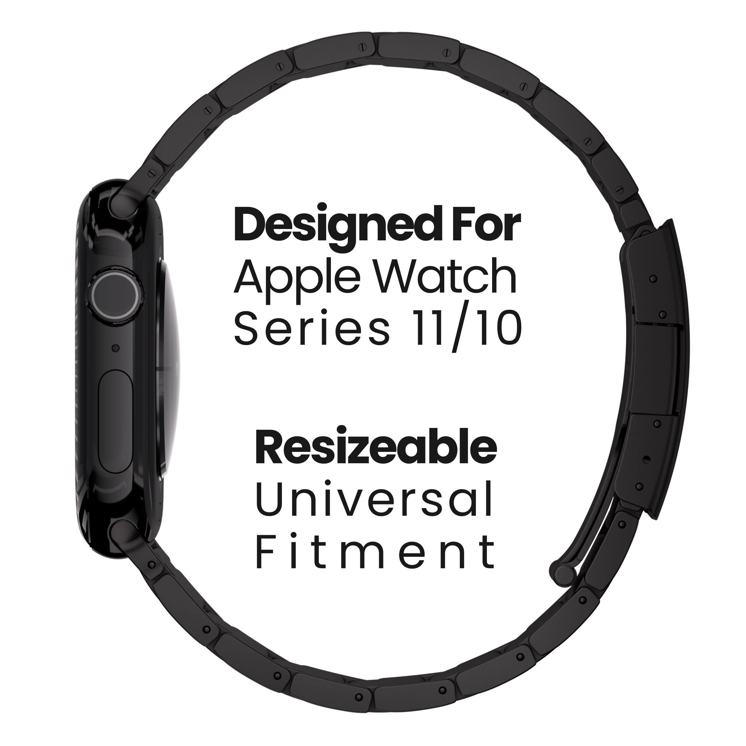 Designed For Apple Watch Series 11/10  
Resizeable Universal Fitment