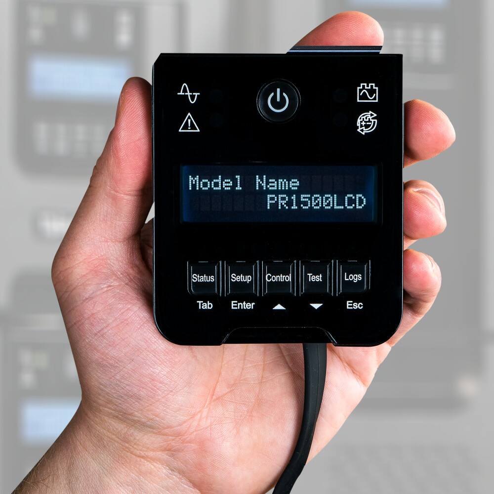 Model Name PR1500LCD

Status Setup Control Test Logs

Tab Enter Esc