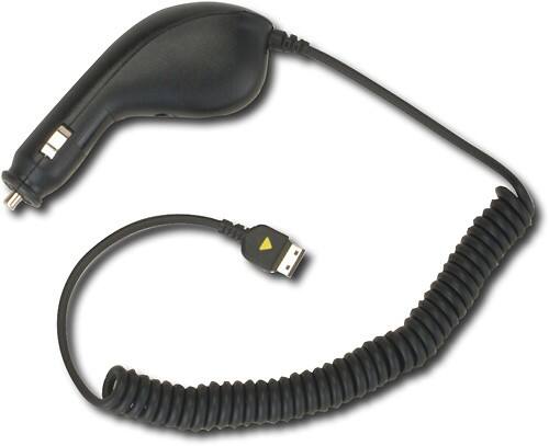 Angle Standard. Samsung - Vehicle Charger - Black.