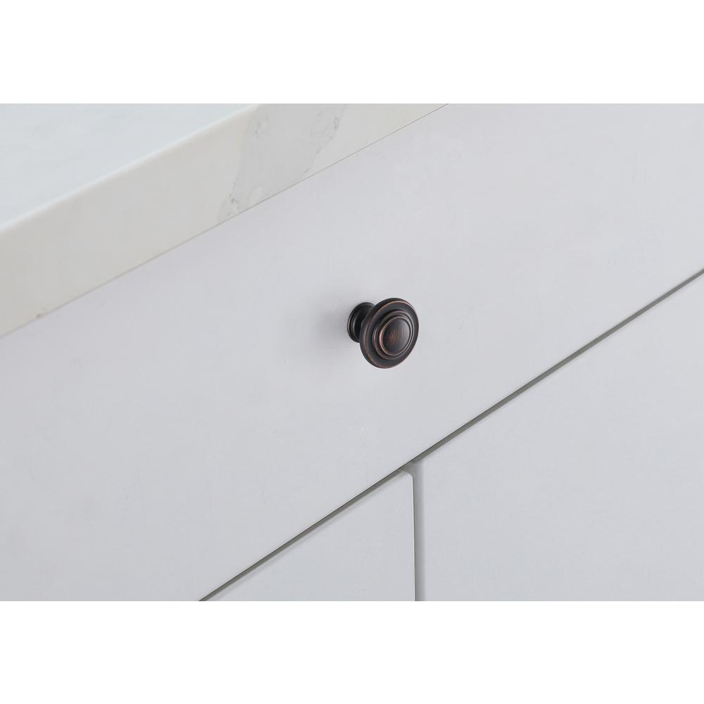 Alt View 1. Elegant Decor - Minu 1.3" Diameter Oil-rubbed Bronze Mushroom Knob Multipack (Set of 10) - Oil-Rubbed Bronze.