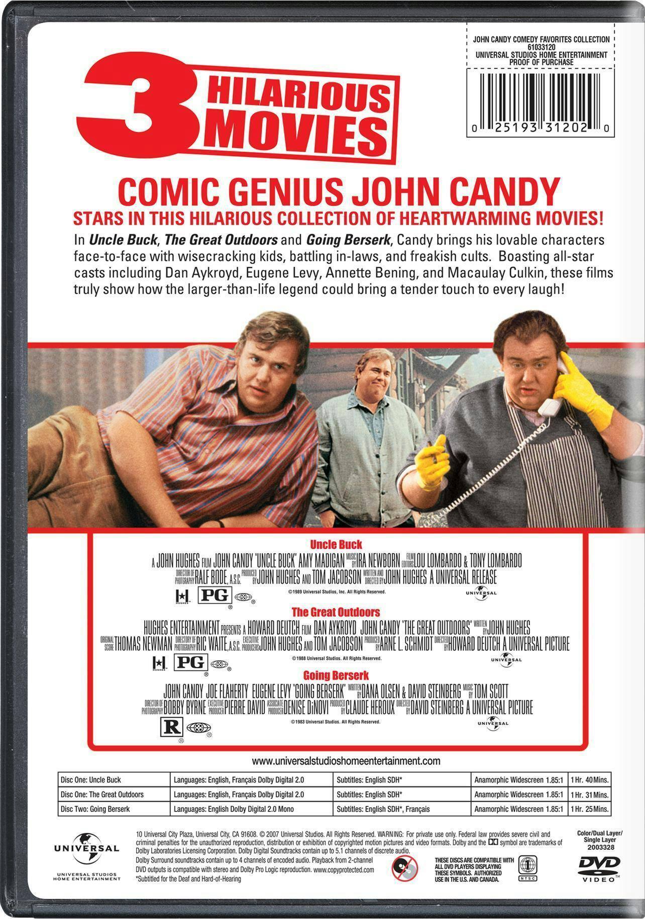 Angle. John Candy: Comedy Favorites Collection (DVD Set) [DVD].