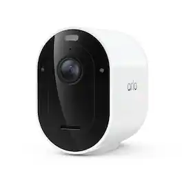 Arlo - Pro Outdoor Security Camera 2K HDR (6th Gen, 2025 Release) - Wireless, Rechargeable Battery, 1-Cam - White