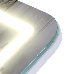 Round White Led-19"L x 24"W