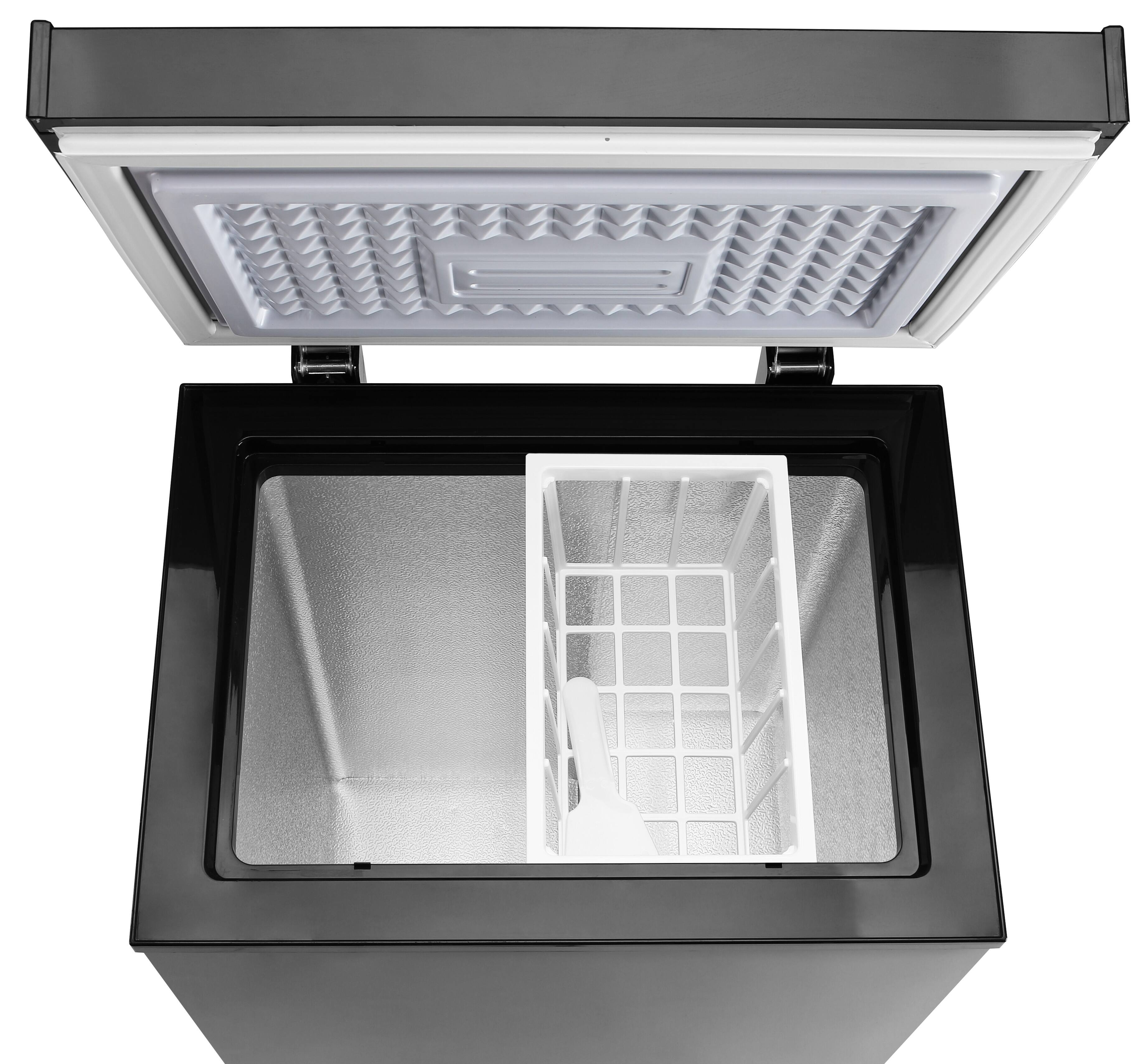 Alt View 9. Loheer - 2.8 Cu. Ft. Compact Chest Freezer with Adjustable Thermostat & Removable Basket - BLACK.