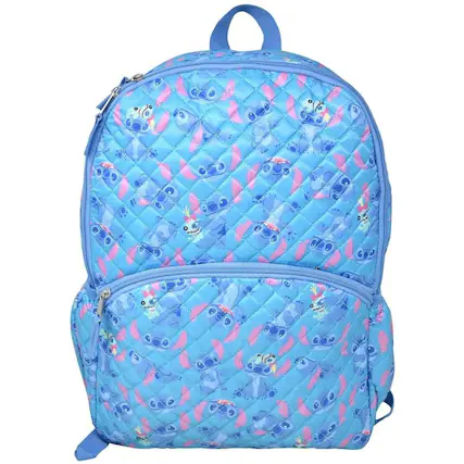 Front. Disney - Disney Blue Stitch & Scrump All Over Print 16" School Travel Backpack ages 3+ - Assorted Pre-Pack.