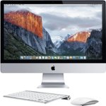 Front. Apple - 27" iMac All-in-One Computer - Intel Core i5 8 GB Memory - Silver.
