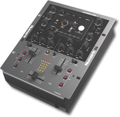 pence uformel Mew Mew Best Buy: Numark 2-Channel Digital Tabletop Mixer Black/Gray X6