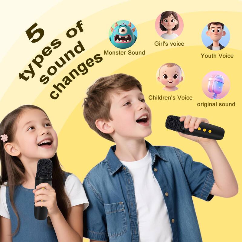 5 types of sound changes

- Monster Sound
- Girl's voice
- Youth Voice
- Children's Voice
- original sound