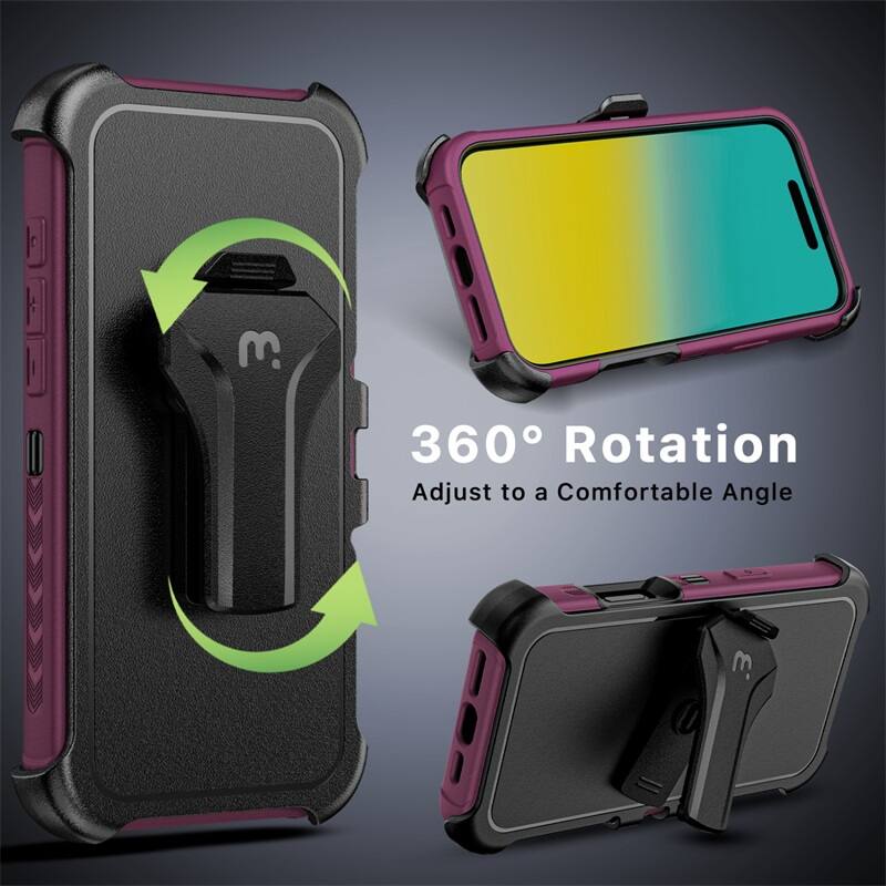E. 360° Rotation Adjust to a Comfortable Angle