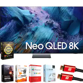 Samsung - 65" Neo QLED 8K QN990F Vision AI Smart TV (2025) + 26 Months Protection Pack