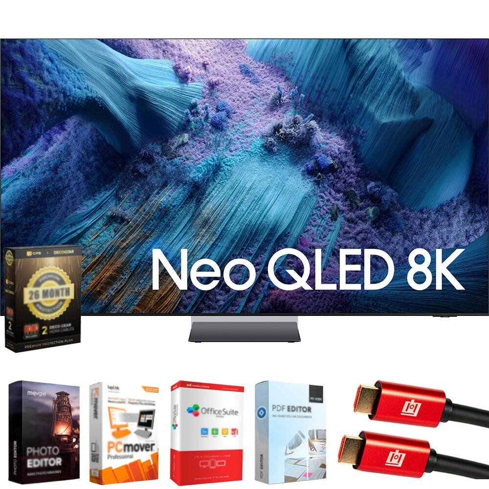 Samsung - 65" Neo QLED 8K QN990F Vision AI Smart TV (2025) + 26 Months Protection Pack