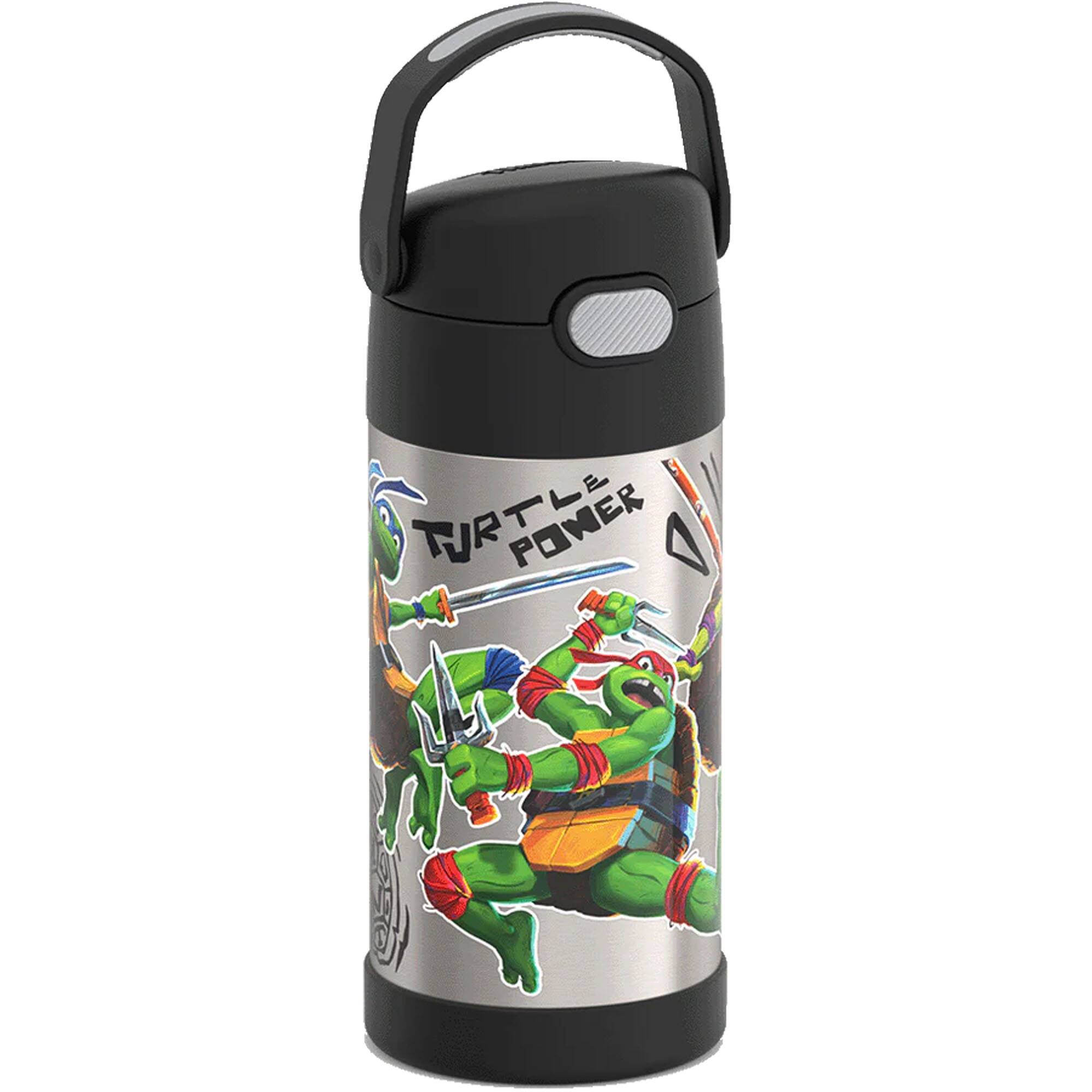 Alt View 2. Thermos - Thermos 12 oz. Kid's Funtainer Insulated Water Bottle - Teenage Mutant Ninja Turtle Movie - Teenage Mutant Ninja Turtle Movie.