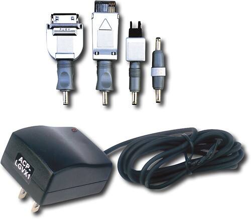 Front Standard. Cellular Innovations - Travel Charger - Black.