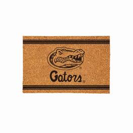Evergreen Enterprises - Florida Gators 24" x 36" Outdoor Monochrome Team Logo Coir Mat - Brown