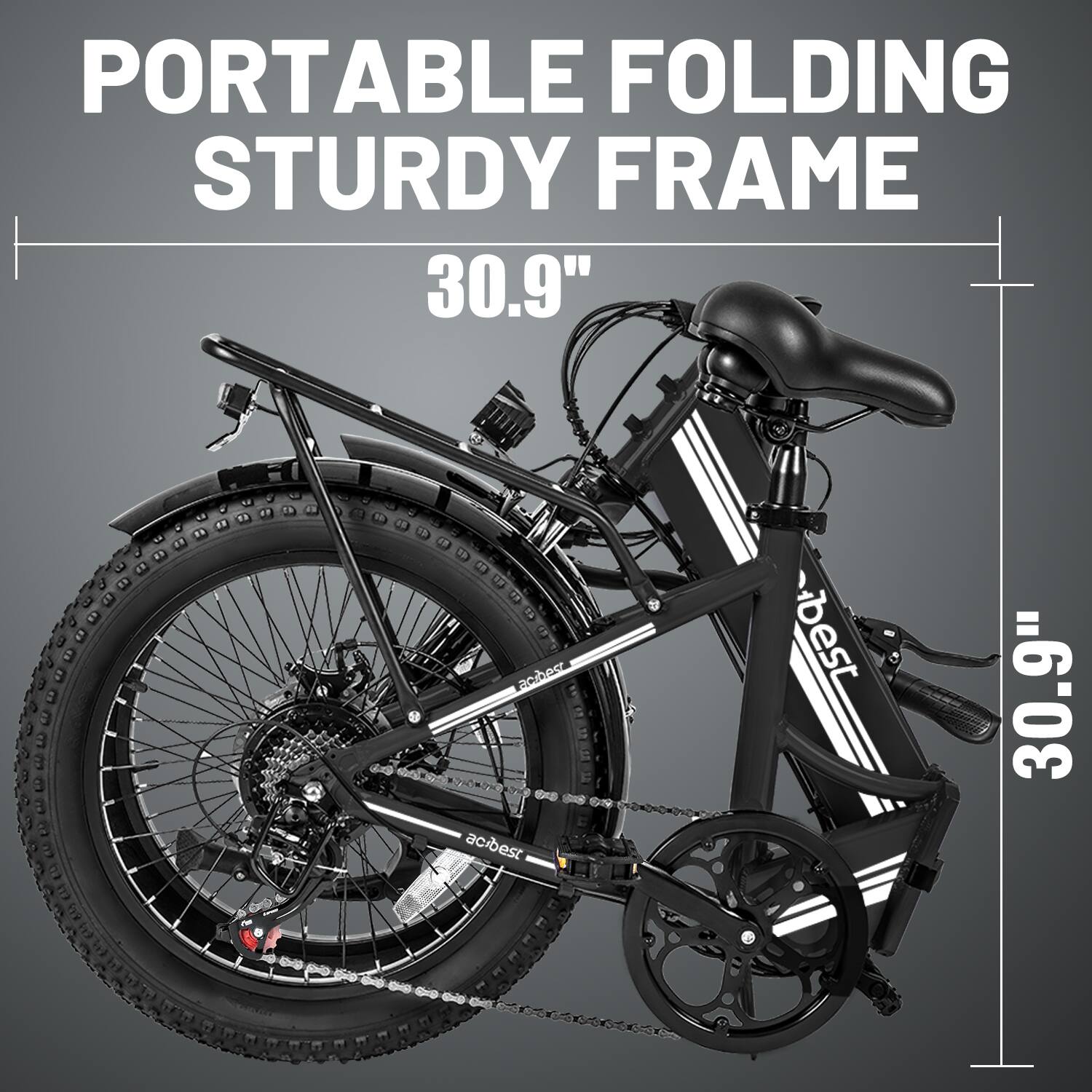 Portable Folding Sturdy Frame 30.9" aciest