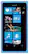 Front Standard. Nokia - Lumia 800 Cell Phone (Unlocked) - Blue.