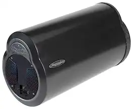 Bazooka - BT Series 6" Dual-Voice-Coil 2-Ohm Loaded Subwoofer Enclosure with Integrated 100W Amp - Black