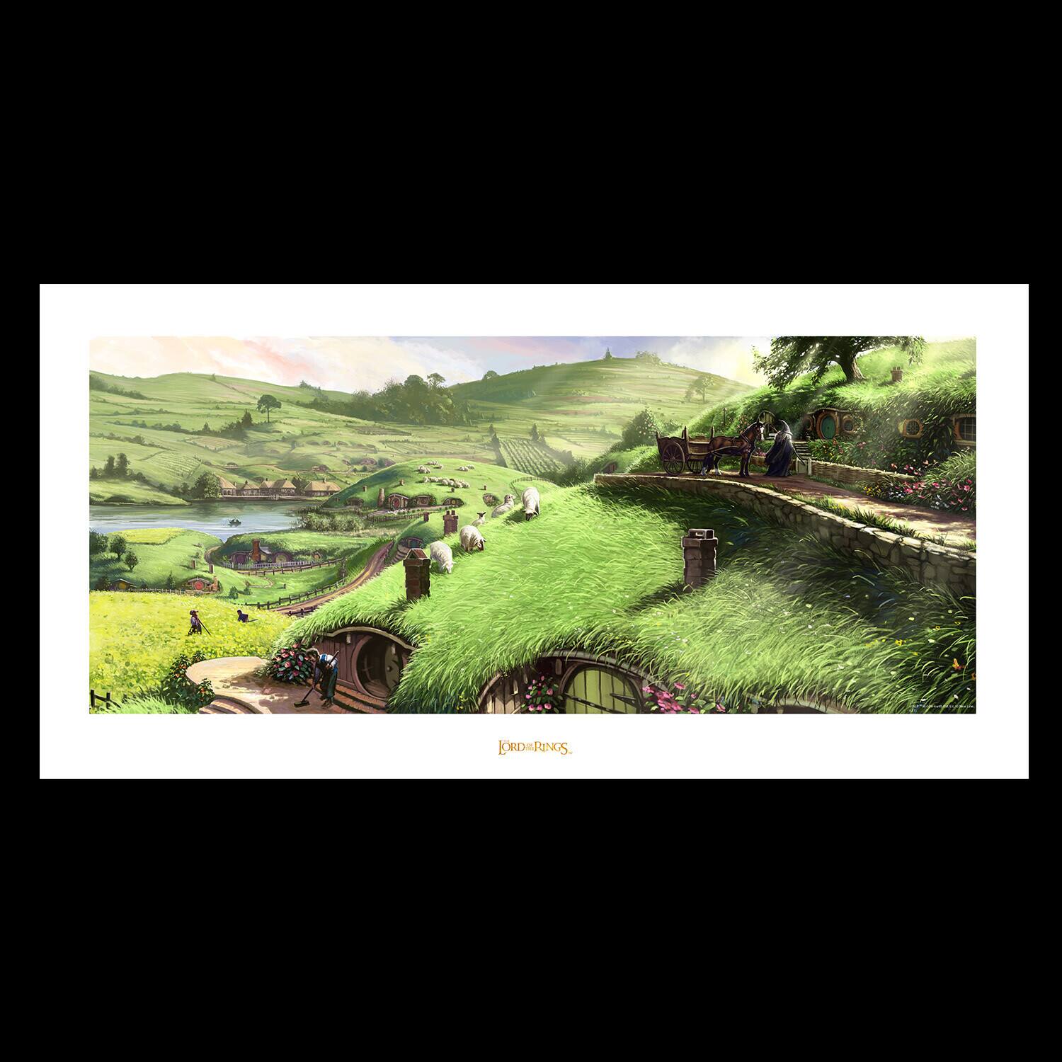 Alt View 1. Weta Workshop - WETA Workshop - The Lord of the Rings Trilogy - Disturber of the Peace Art Print   - COLLECTIBLES - Multicolor.