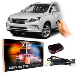 MPC - Remote Start Kit For Lexus RX450h 2009-2015 | Plug and Play | Lock 3X to Start - Black