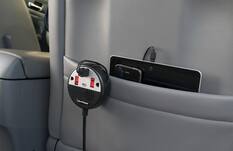 Front. CyberPower - 160W Car Power Inverter with 2 Outlets and 2 USB ports - Black/Red.