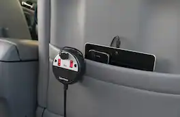 CyberPower - 160W Car Power Inverter with 2 Outlets and 2 USB ports - Black/Red