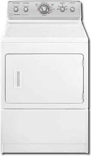 Front Standard. Maytag - 7.4 Cu. Ft. 12-Cycle Electric Dryer - White.
