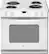 Front Standard. Whirlpool - 30" Drop-In Electric Range - White-on-White.