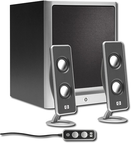  HP - 2.1 Multimedia Speakers (3-Piece)