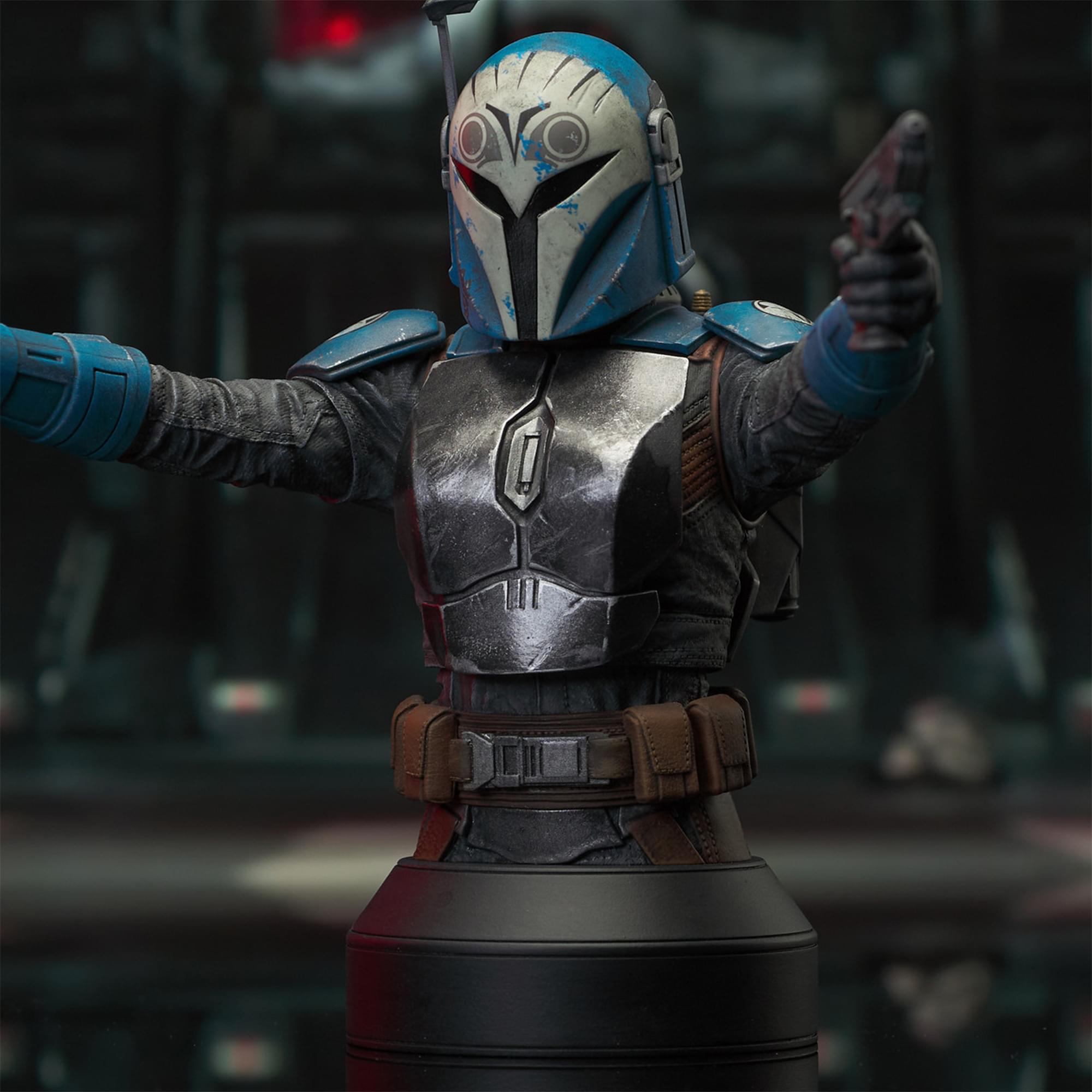 Alt View 5. Star Wars - Star Wars: The Mandalorian 6.5 Inch Bo-Katan Season 2 Resin Bust - Blue.