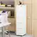 Front. GOODSILO - 5-Drawer Vertical File Storage Cabinet with Locking System and Removable Wheels for Office Organization - White.