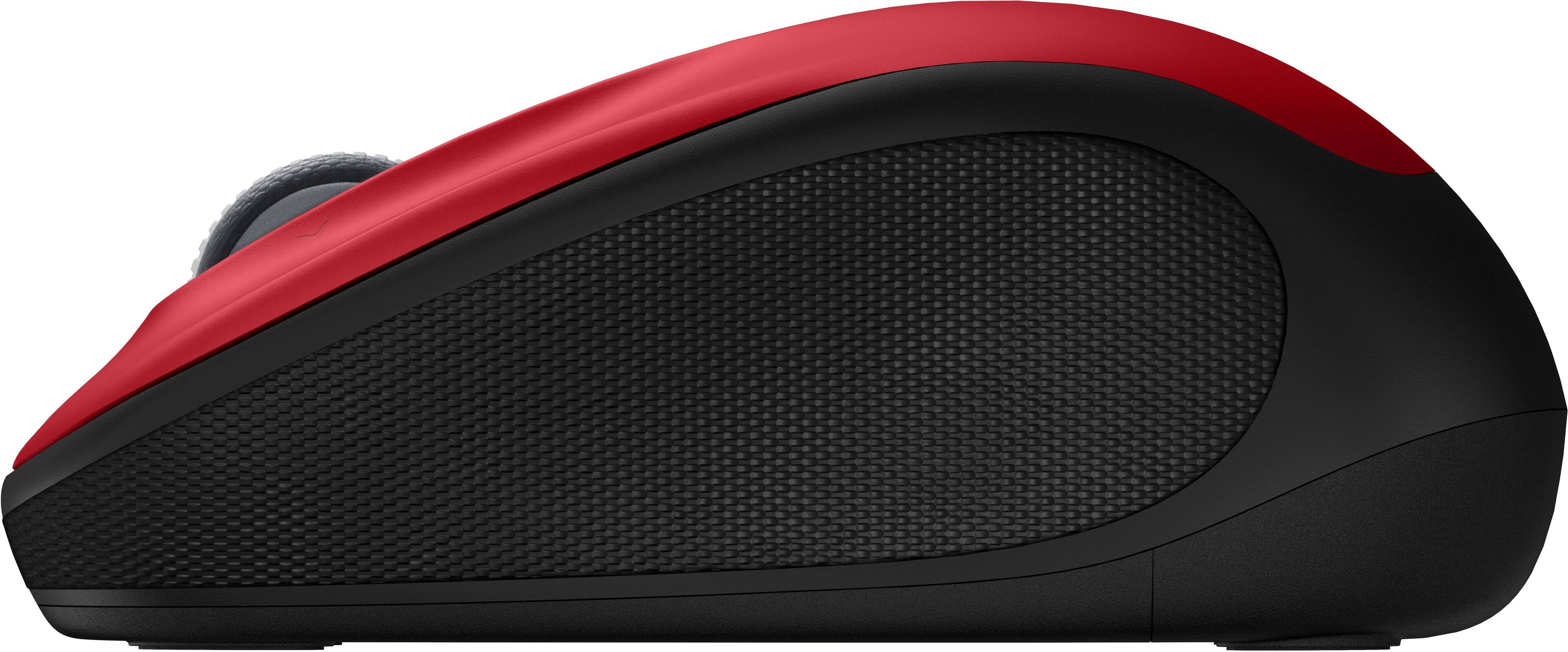 Alt View 7. Logitech - M325s Wireless Optical Compact Ambidextrous Mouse - Red.
