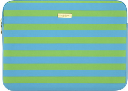 kate spade new york - Candy Stripe Shamrock/Firoza Sleeve for 13&quot; Apple® MacBook® - Green