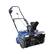 Left. Snow Joe - 48V 1200W 22" Cordless Snow Blower w/ 2 x 8.0Ah Batteries and Dual Port Charger - Blue.