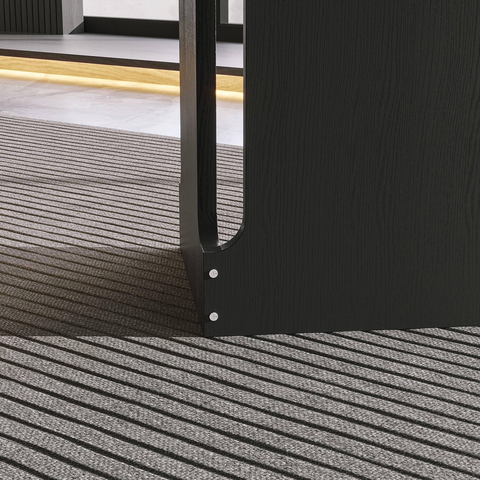 Alt View 4. Famapy - Famapy Office Desk: Sleek, Spacious & Modern Executive Workstation - Black.