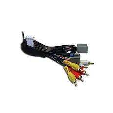 Front. PAC - Overhead LCD Retention Cable for Select GM Vehicles - Black.