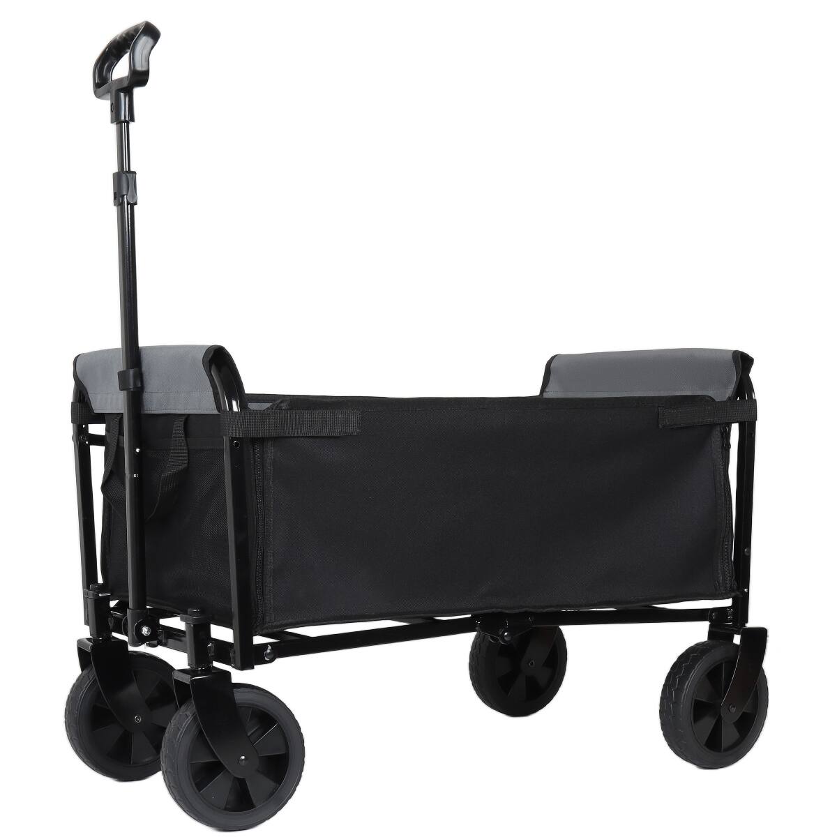 Alt View 3. Loheer - Loheer 3 in 1 Collapsible Utility Wagon, Foldable Wagon with 220 lb Capacity for Camping, Shopping and Pet Rides.