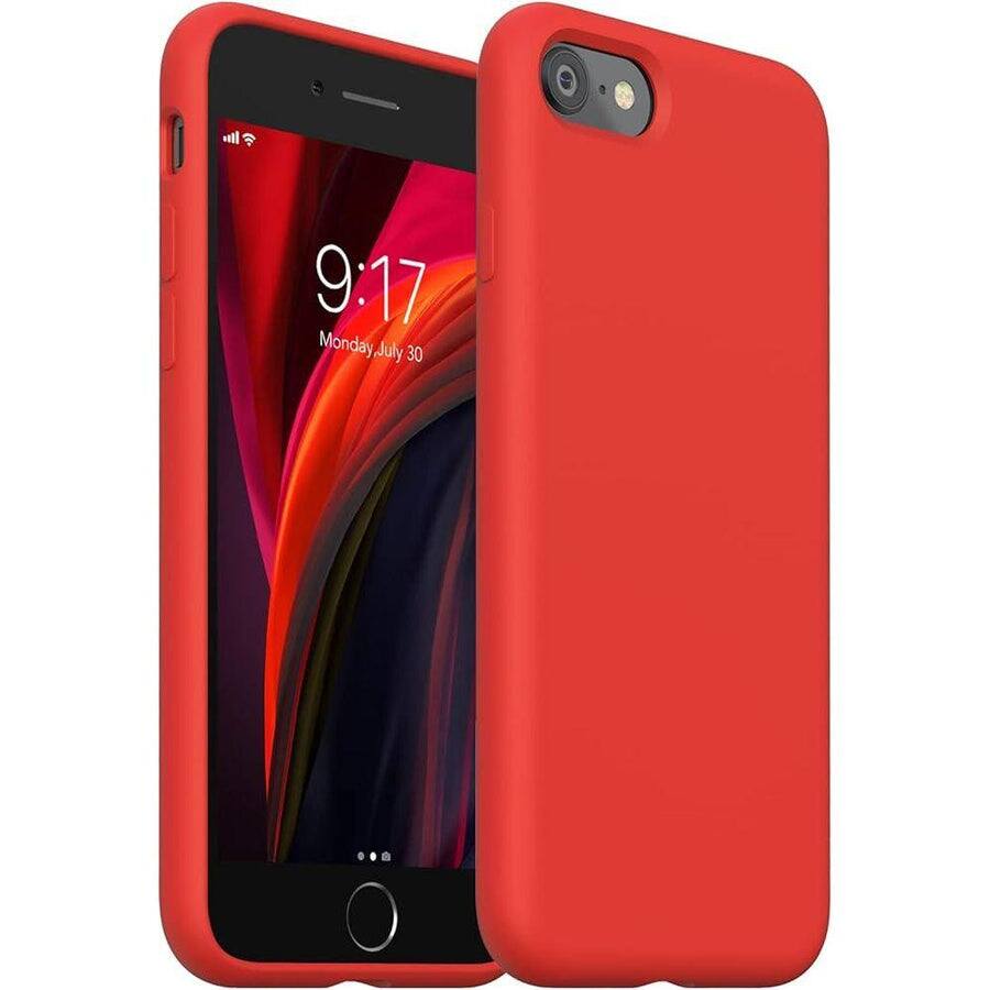 Entronix Soft Touch Liquid Silicone Case for iPhone 8, 7, SE Slim