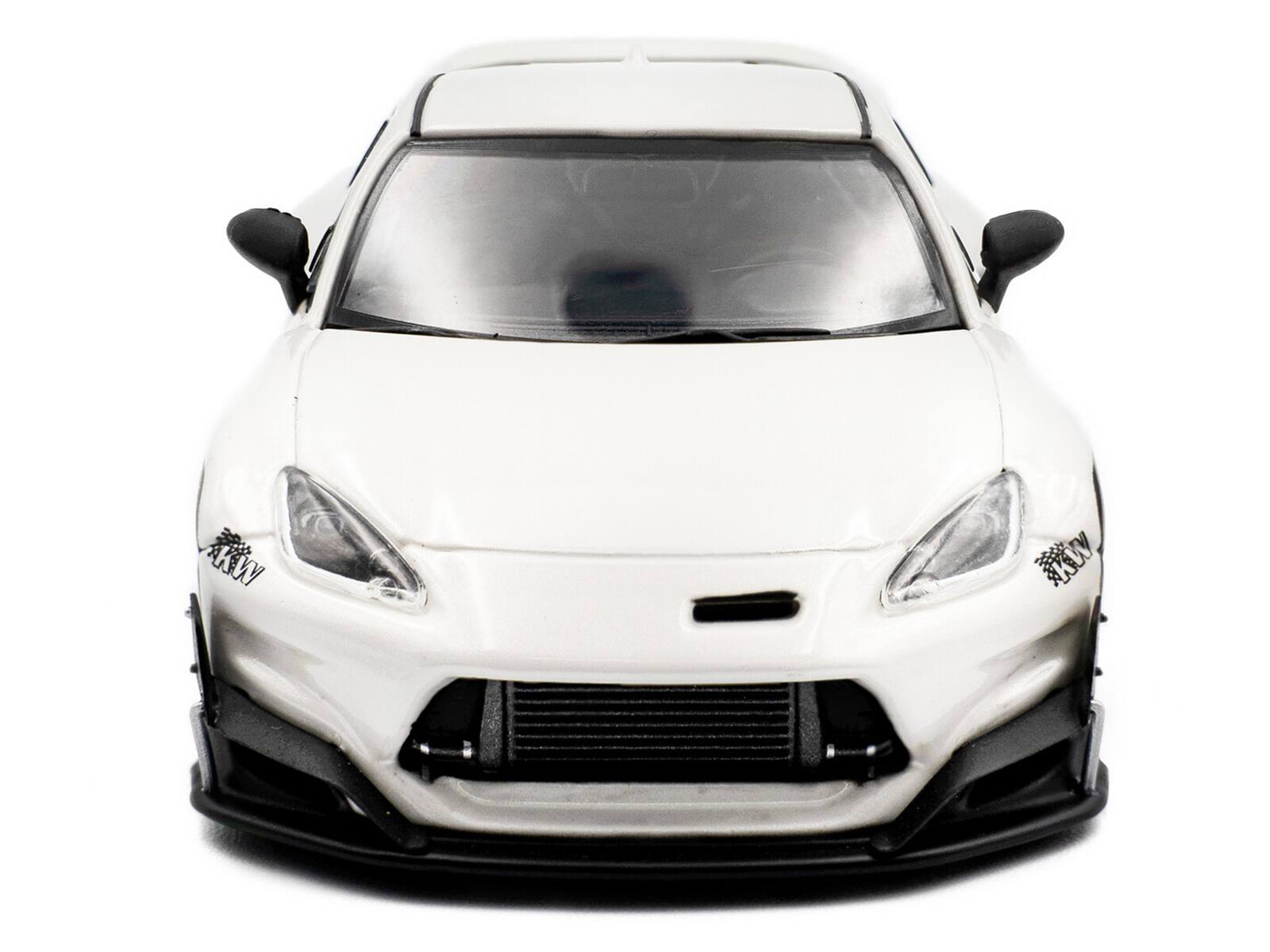 Alt View 4. Solido - 2022 Toyota Pandem GR86 White Metallic 1/43 Diecast Model Car by Solido.