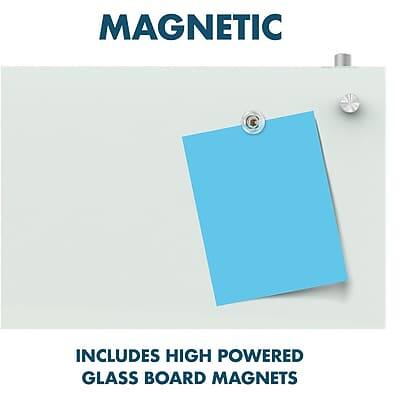 MAGNETIC  
INCLUDES HIGH POWERED GLASS BOARD MAGNETS