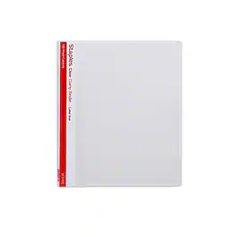 Staples - Punchless Report Cover, Letter Size - Clear
