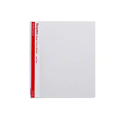 Staples Clear Hanging Binder
Letter Size
B721450
