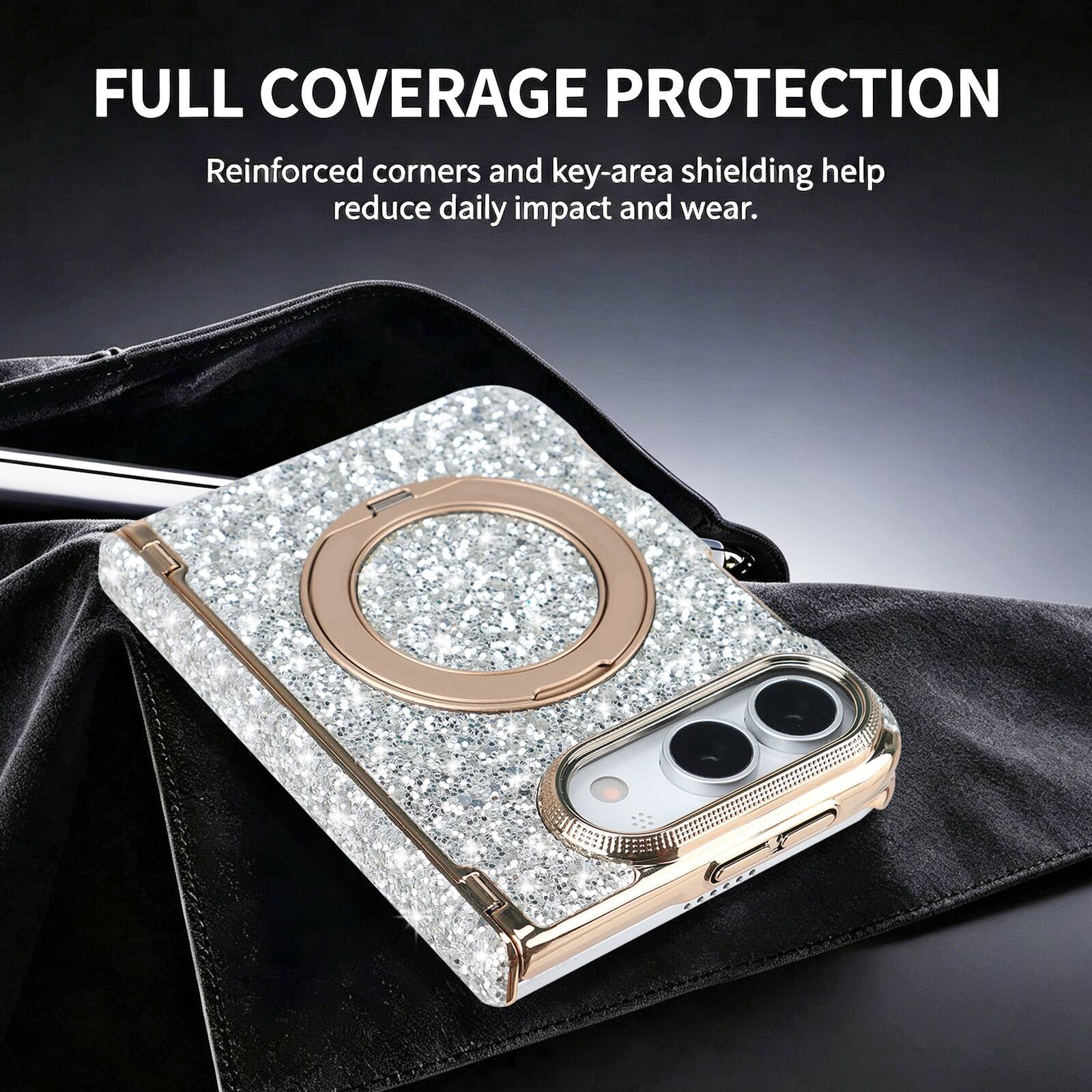 FULL COVERAGE PROTECTION  
Reinforced corners and key-area shielding help reduce daily impact and wear.